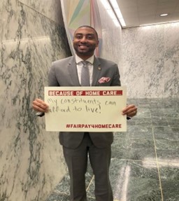 Bronx Senator Jamaal Bailey share his thoughts on home Care. 